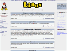 Tablet Screenshot of linux.fisek.com.tr